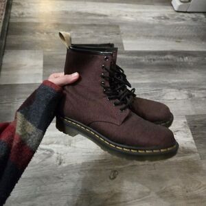 7 Maroon Doc Martens Lace Up Dr. Marten